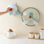 Wall-mounted Folding Lid Holder