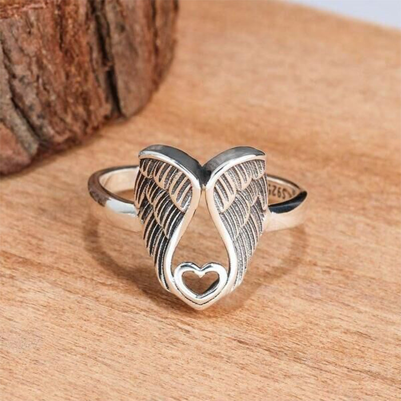 Angel Love Heart Ring