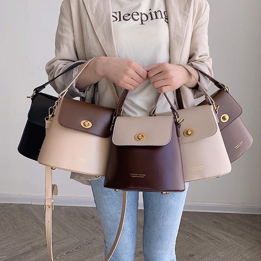 Stylish Portable Bucket Bag