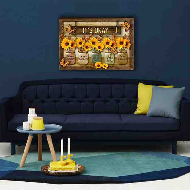 🌻Butterfly Sunflowers Wall Art🦋