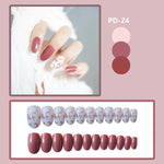 Full Cover Fake Nail Tips (24 PCs)