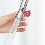 Rotatable Dual-Function Bubbler Faucet Head