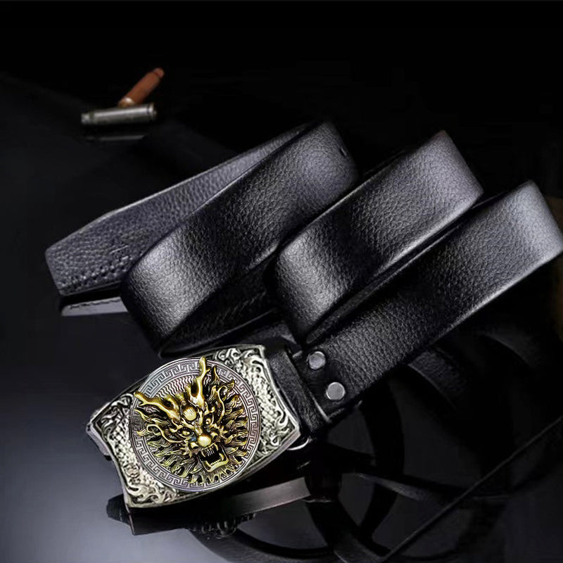 Men's Self Defense Alloy Buckle Belt