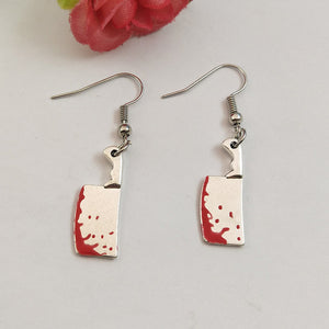 Punk Style Knife Earrings