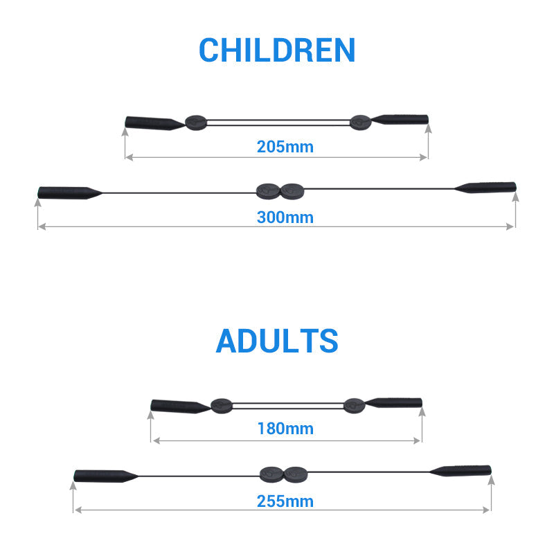 Adjustable Non-slip Glasses Lanyard (2 PCS)