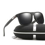 Black Frame Polarized Sunglasses