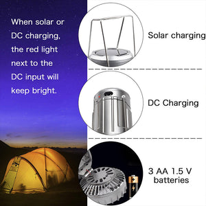 Outdoor LED Camping Light with Fan