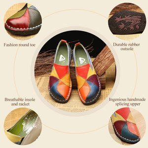 New Fashion Women's Leather Flat Shoes