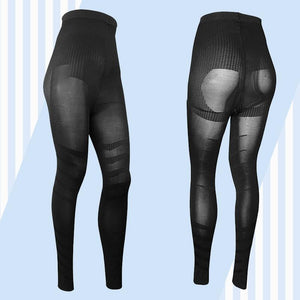 High-waist belly pants, women's tight body shaping pants