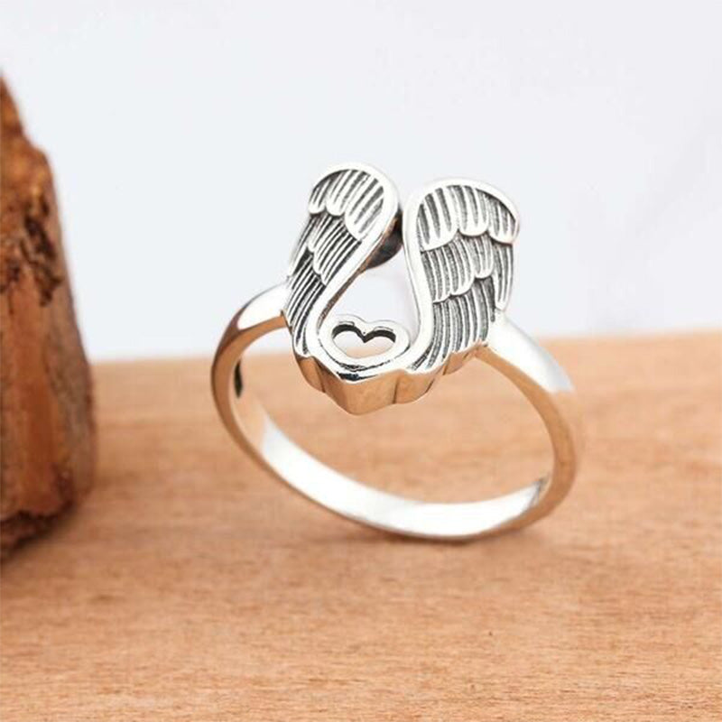 Angel Love Heart Ring