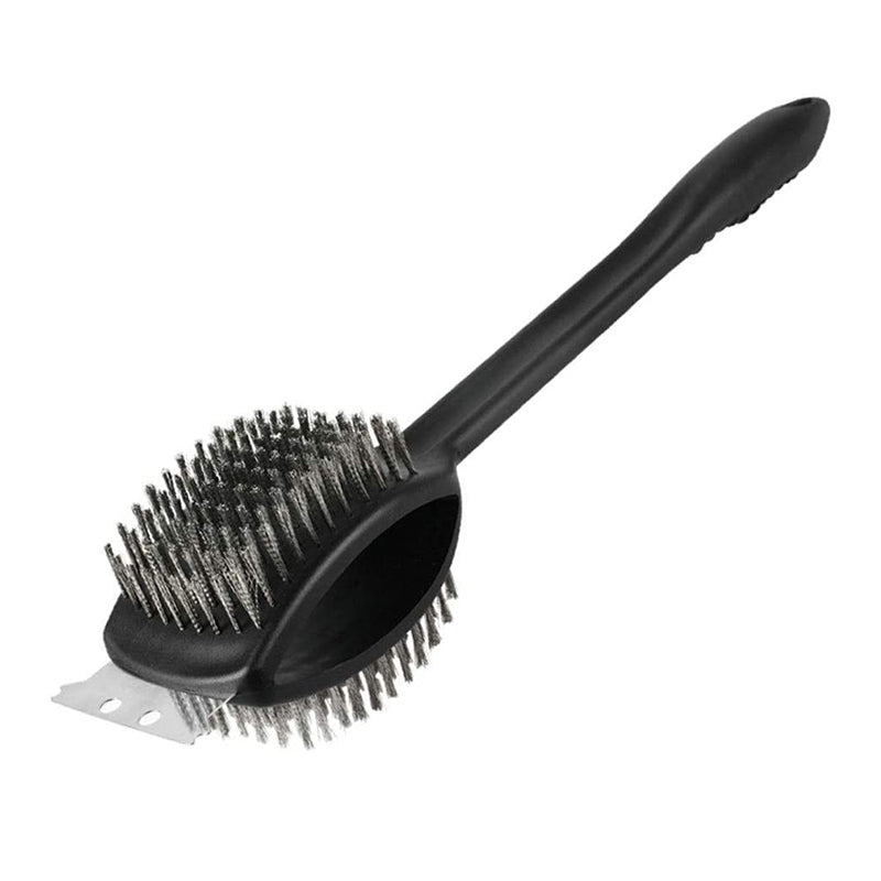 Barbecue Grill Brush with Scraper