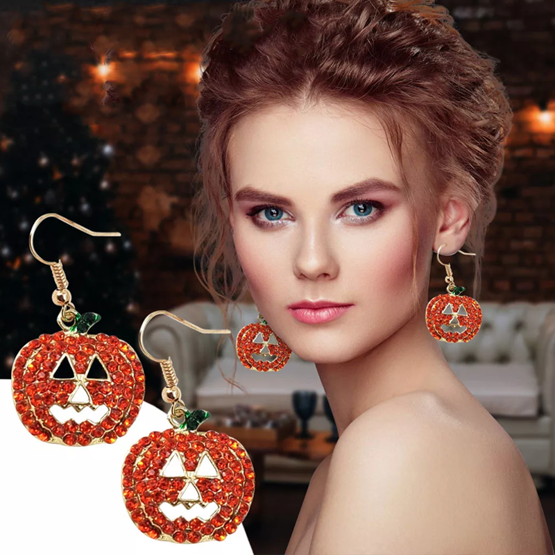 Halloween Pumpkin Earrings