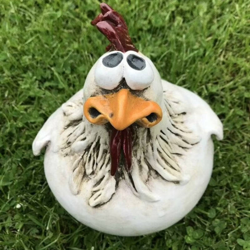 Big Eye Hen Resin Crafts