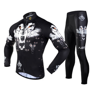 Summer wicking long-sleeved cycling suit