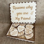 "Reasons Why You Are My Friend"Funny Friendship Gift