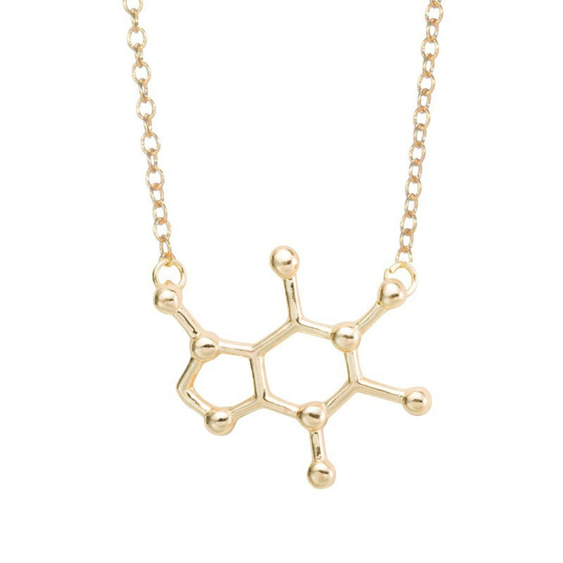 Chemical Molecule Pendant Necklace