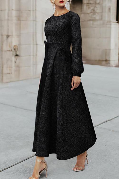 New Slim Long Sleeve Maxi Dress.AQ