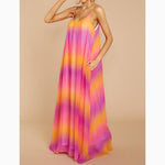 New Summer Sleeveless Gradient Maxi Dresses.MC