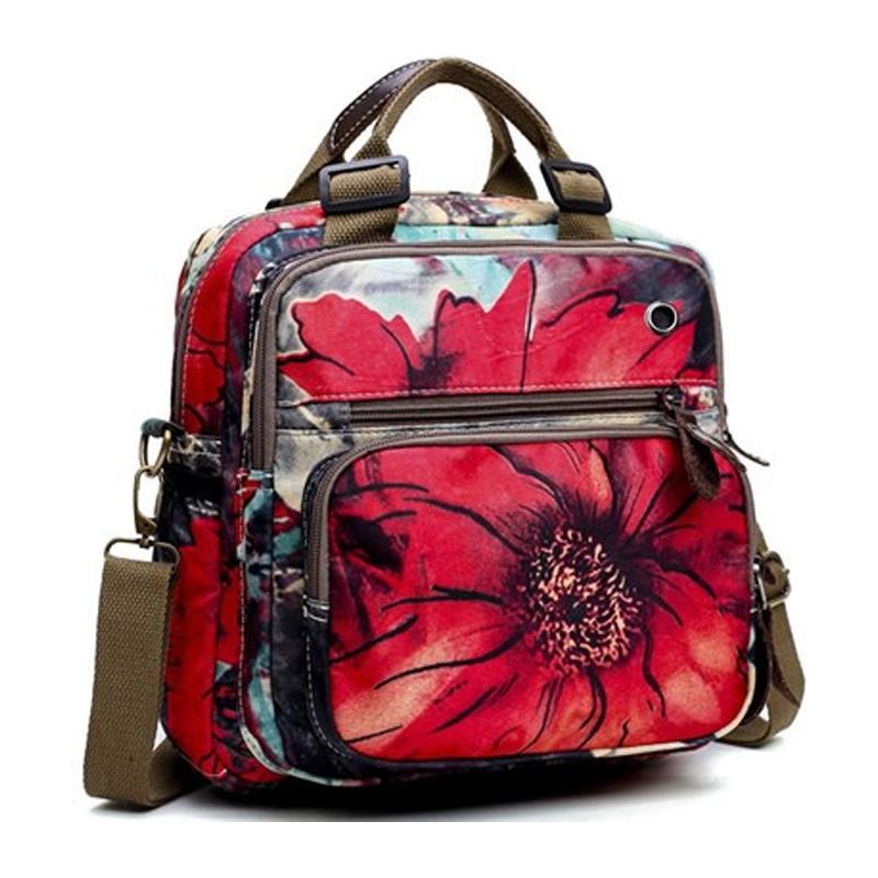 Leisure Style Flower Pattern Backpack