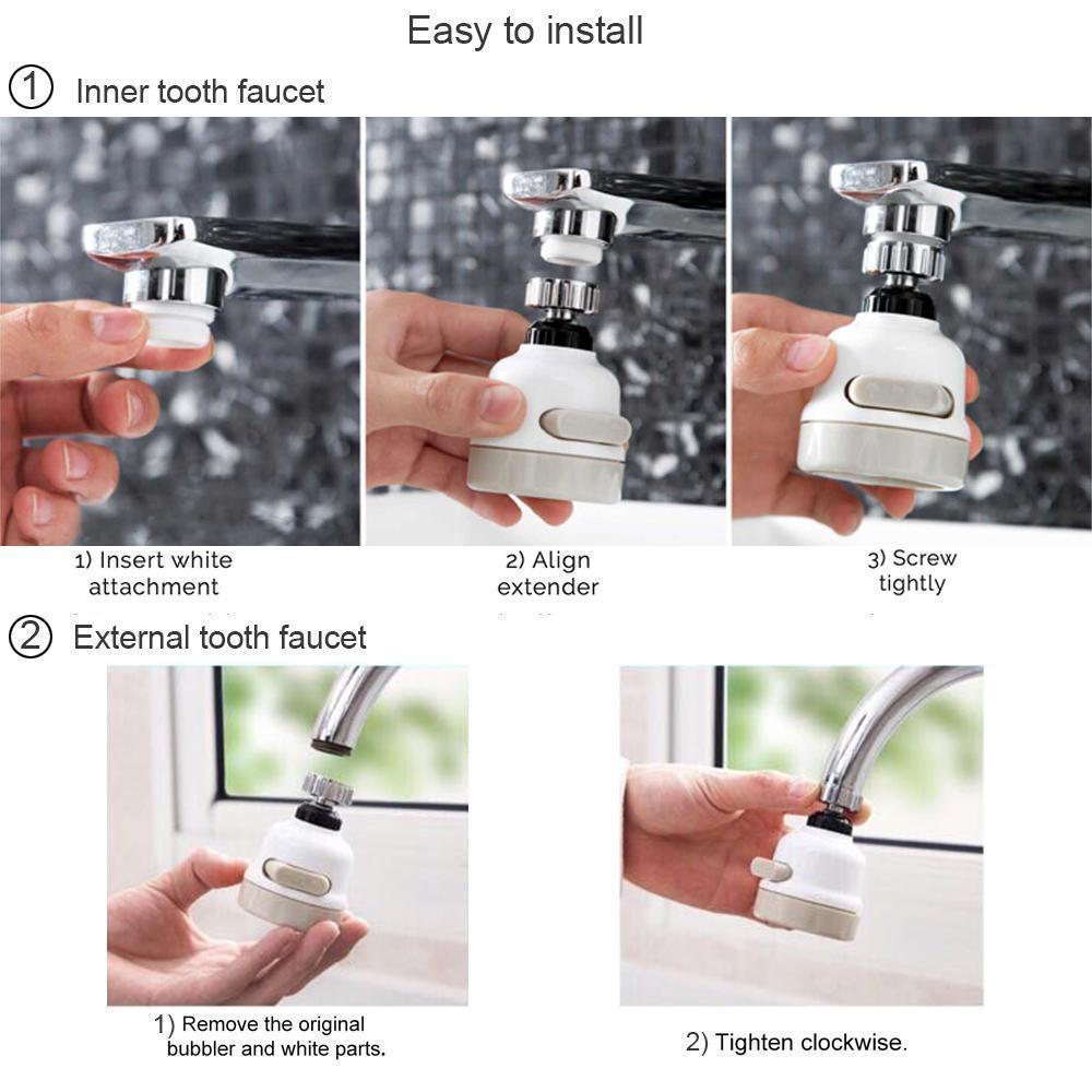 360° Swivel Water Saving Tap