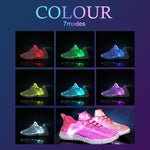 Luminous Fiber Optic Shoes