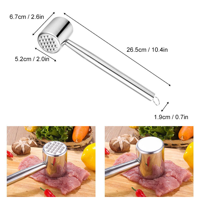 Stainless Steel Tenderizer Meat Hammer