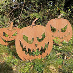 Metal Halloween Pumpkin Decoration