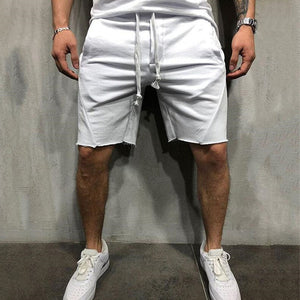 Men Loose Elastic Waist Shorts