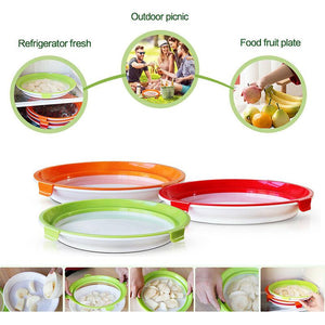 Round Food Preservation Tray