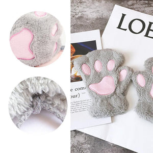 Paw Fingerless Gloves