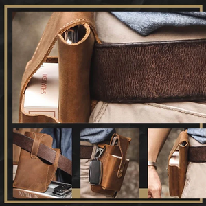 Retro Belt Waist Men's Bag