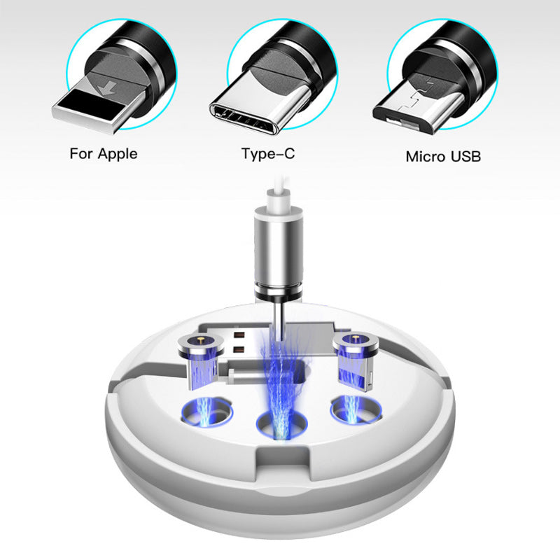 Magnetic 3-in-1 Charging Cable