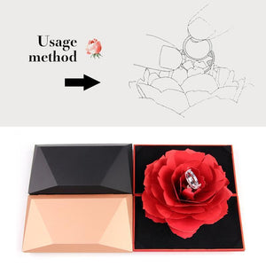 3D Rose Ring Box