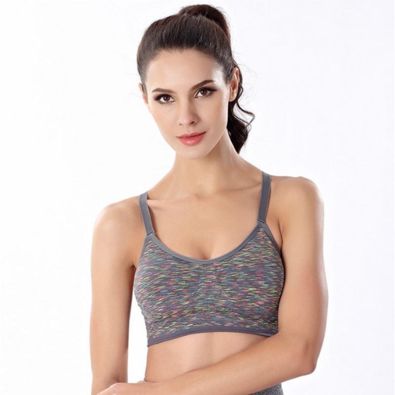 Adjustable Spaghetti Strap Sports Bra