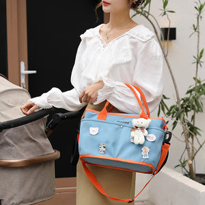 Multifunctional One-shoulder Mommy Bag