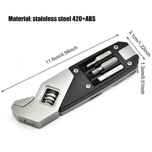 Stainless Steel Multi-Function Adjustable Wrench