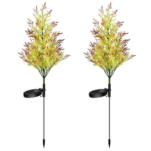 Solar Garden Christmas Tree Light, 2 Pcs