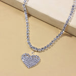 Fashion Heart Rhinestone Anklets