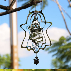 Halloween Themed 3D Optical Illusion Hanging Wind Spinner