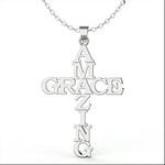 Amazing Grace Cross Necklace