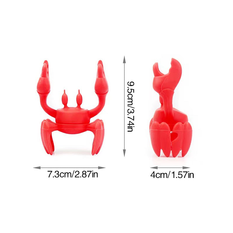 Red the Crab Silicone Utensil Rest