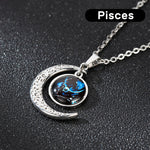 Zodiacal Type Moon Necklace