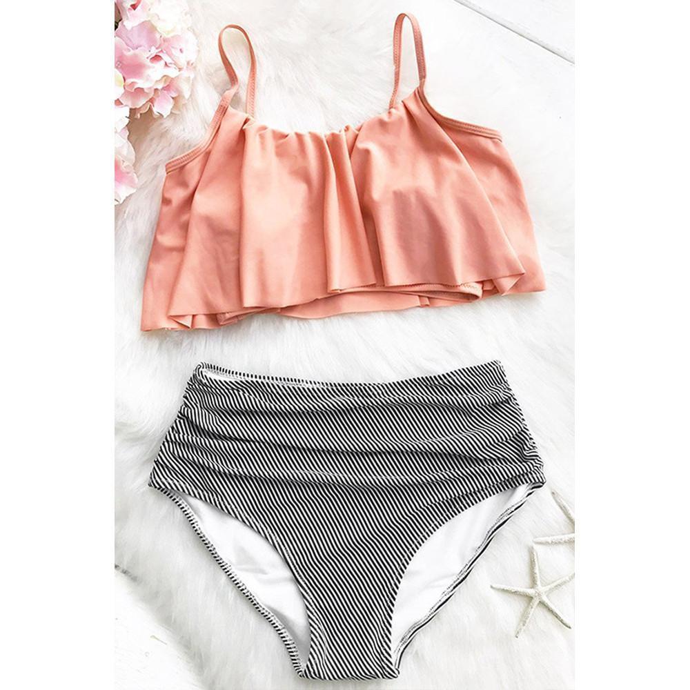 Falbala High-Waisted Bikini Set Swimsuit