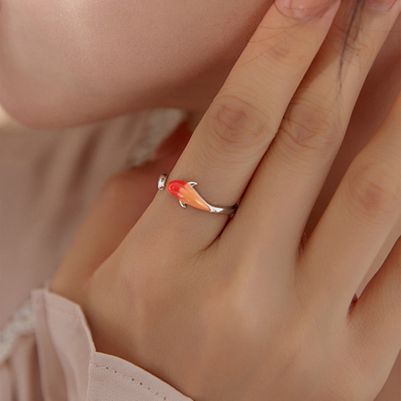 Adjustable Red Carp Ring