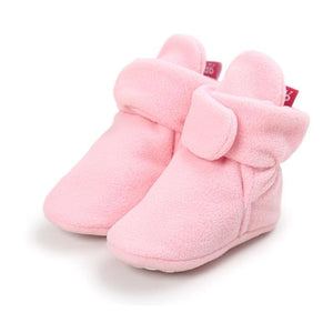 Baby Cozy Fleece Booties with Non Skid Bottom