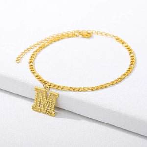 18K Golden Custom Anklet