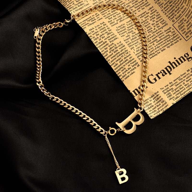 Punk Style Hip Hop Short Necklace