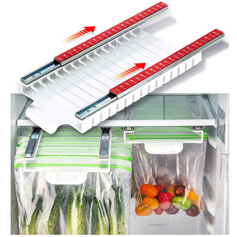 Fridge Fresh-Keeping Bag Rack Organizer Set