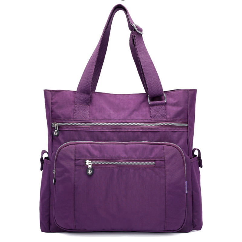 Nylon mommy shoulder bag