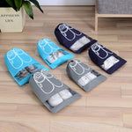 Travel Shoe Storage Drawstring Bags (6 PCs)